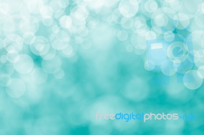 Bokeh Green Blue Background Stock Photo