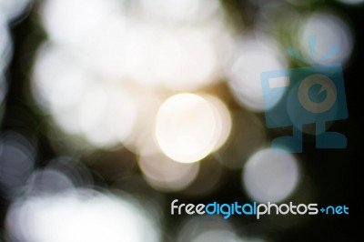 Bokeh On Natural Background Stock Photo