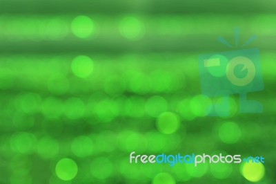 Bokeh With Green Background Stock Photo