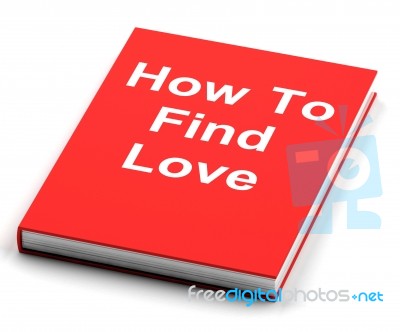 Book On How To Find Love Stock Image