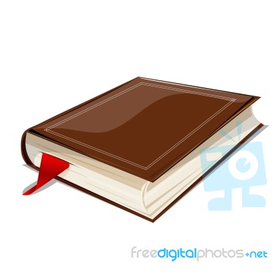 Book With Bookmark Stock Image