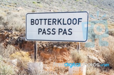 Botterkloof Pass In South Africa Stock Photo