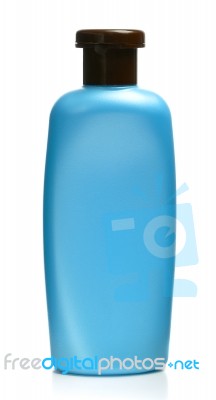 Bottle Of Shampoo Is Isolated Stock Photo