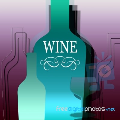 Bottle Of Wine Stock Image