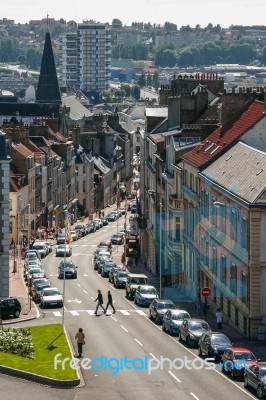 Boulogne Street Scene Stock Photo