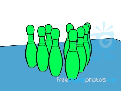 Bowling Pin Stock Image