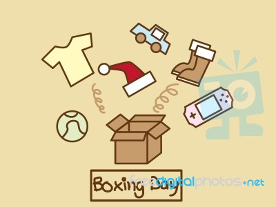 Boxing Day Stock Image