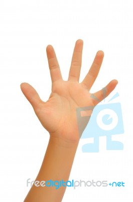 Boy Hand Stock Photo