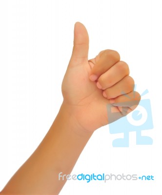 Boy Hand Stock Photo