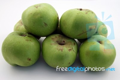 Bramley Apples Stock Photo