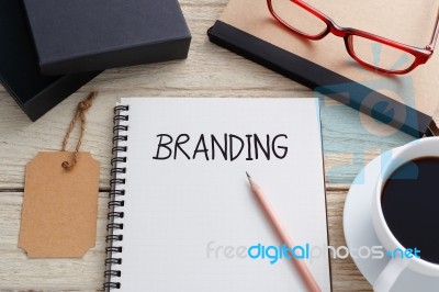 Branding Concept Stock Photo