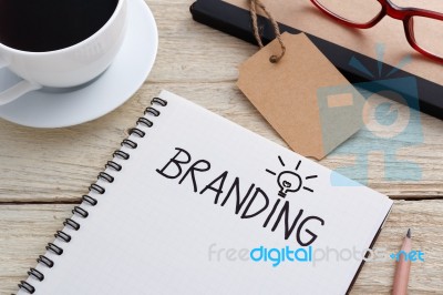 Branding Idea Stock Photo