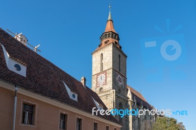 Brasov, Transylvania/romania - September 20 : View Of The Black Stock Photo