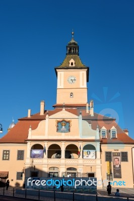 Brasov, Transylvania/romania - September 20 : View Of The Old To… Stock Photo