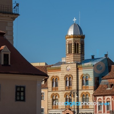 Brasov, Transylvania/romania - September 20 : View Of The Town S… Stock Photo