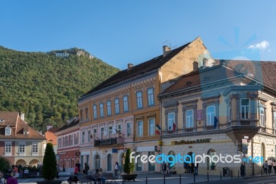 Brasov, Transylvania/romania - September 20 : View Of The Town S… Stock Photo