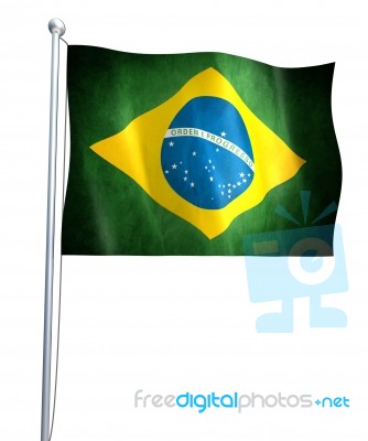 Brazil Flag Stock Image