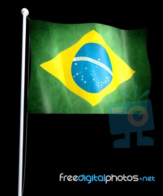 Brazil Flag Stock Image