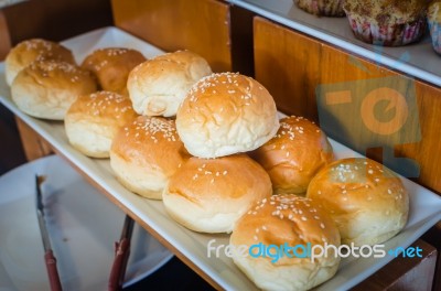 Bread Round Stock Photo