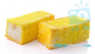 Bread With Butter Stock Photo