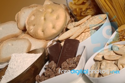 Breakfast Biscuits Stock Photo