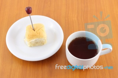 Breaking Time For Tea And Light Meal Stock Photo