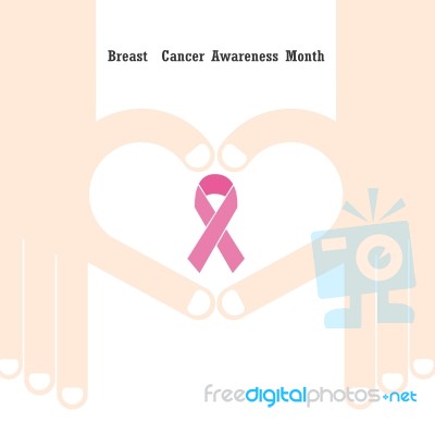 Breast Cancer Awareness Icon Stock Image