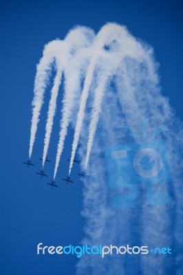 Breitling Jet Team Stock Photo