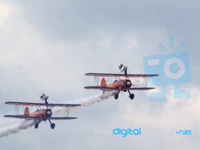 Breitling Wingwalkers Stock Photo