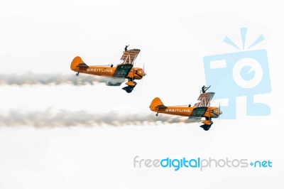 Breitling Wingwalkers Stock Photo