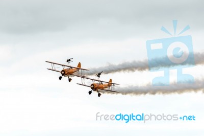 Breitling Wingwalkers Stock Photo