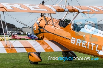 Breitling Wingwalkers Boeing Stearman Stock Photo