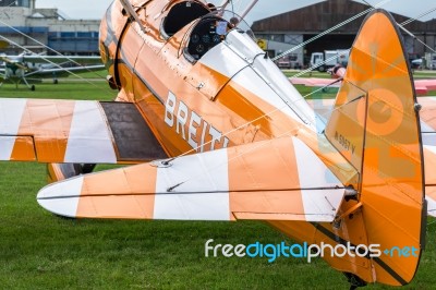 Breitling Wingwalkers Boeing Stearman Stock Photo