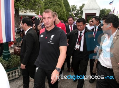 Brendan Rodgers Manager Of Liverpool Stock Photo