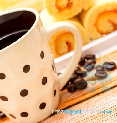 Brewed Fresh Coffee Shows Cafe Cafeteria And Caffeine Stock Photo