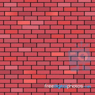 Brick Wall Indicates Blank Space And Background Stock Image