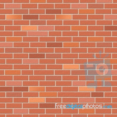 Brick Wall Means Empty Space And Backgrounds Stock Image