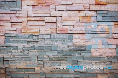 Brick Wall Of Surface Stock Photo