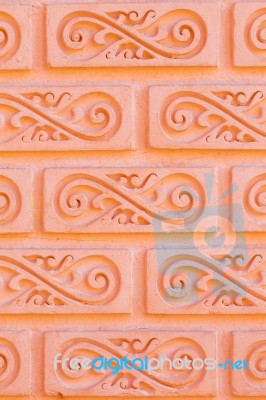 Brick Wall Pattern Stock Photo