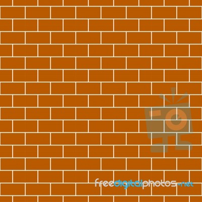 Brick Wall Seamless Pattern Stock Image