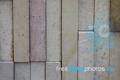 Brick Wall Shows The Surface Stock Photo