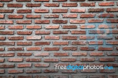 Brick Wall Simple Stock Photo