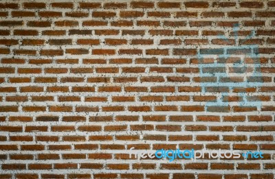 Brick Wall Texture For Background Stock Photo