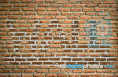 Brick Wall Texture For Background Stock Photo