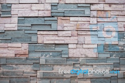 Brick Wall With Texture Stock Photo