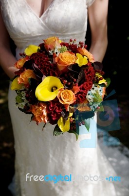 Bridal Bouquet Stock Photo