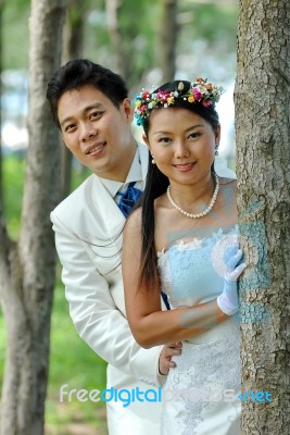 Bride And Groom Stock Photo