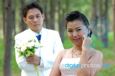 Bride And Groom Stock Photo