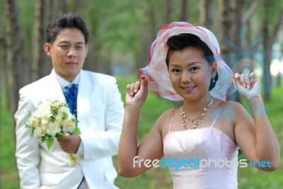 Bride And Groom Stock Photo