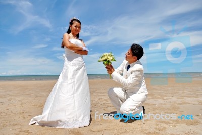 Bride And Groom Stock Photo